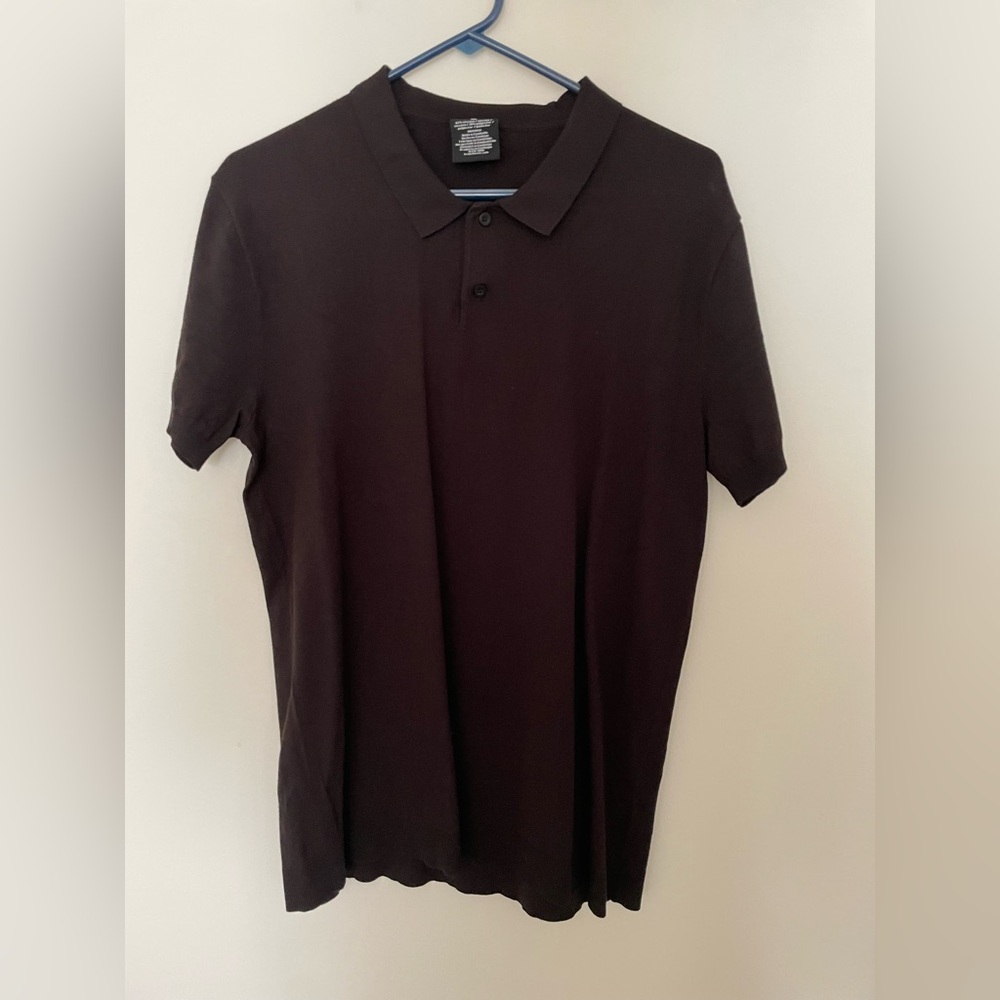 True Classic Men's Black Polo Shirt
